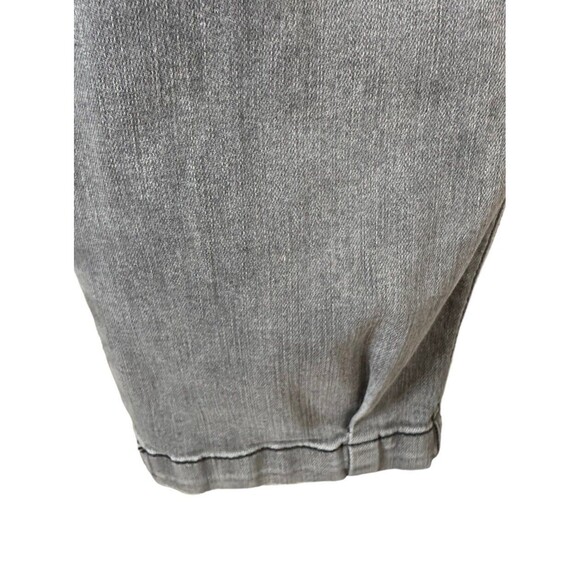 Democracy Jeans Women's Ab Solution Cropped Gray Denim Distressed Size 6 - Picture 3 of 6